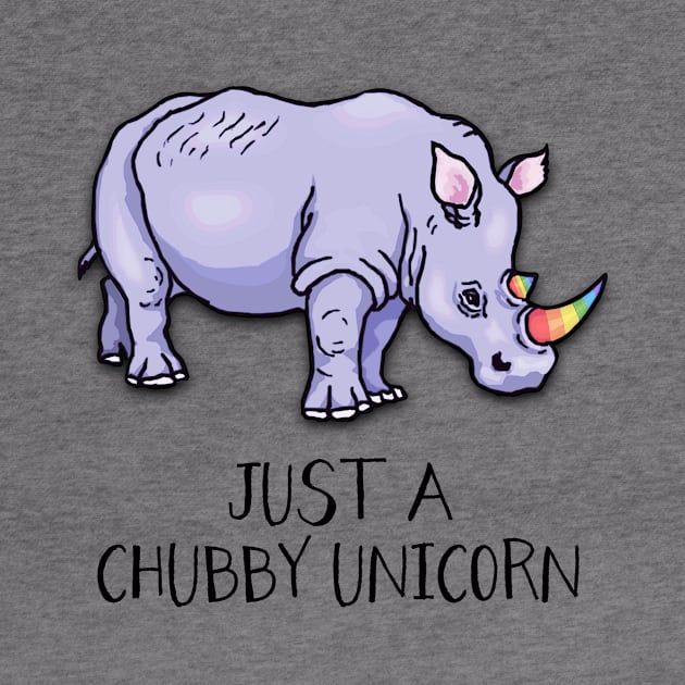 Chubby Unicorn (Rhino) by JasonLloyd